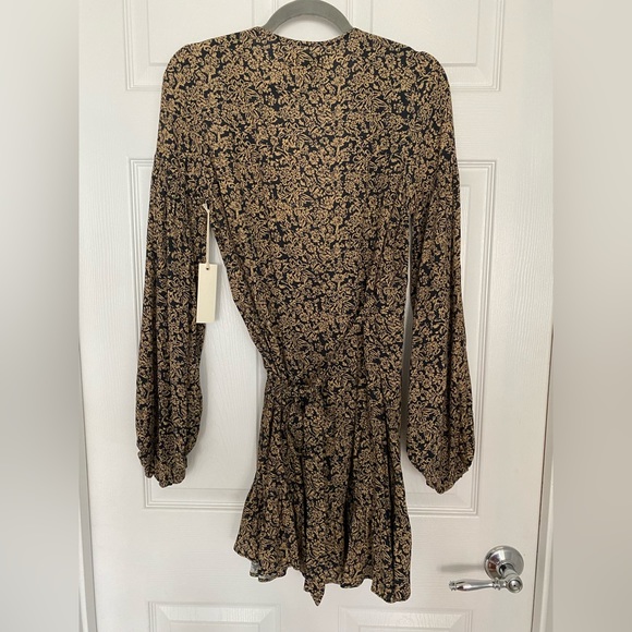 NWT Capulet long sleeve mini wrap dress - Picture 4 of 12